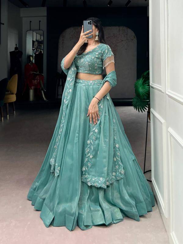 LNB 1444 SBL Gold Coin Lehenga choli wholesale market in Mumbai